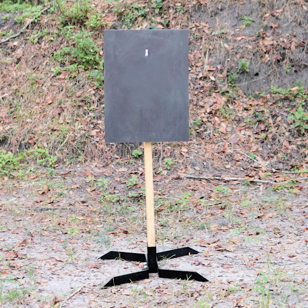 AR500 Steel Target Square Gong 1/4" X 24" 