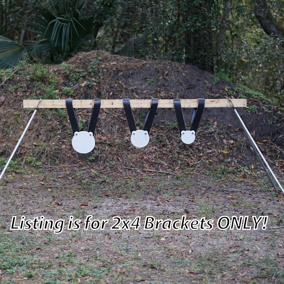 Patented 2x4 Target Gong Stand AR500 Steel 250lb Capacity 