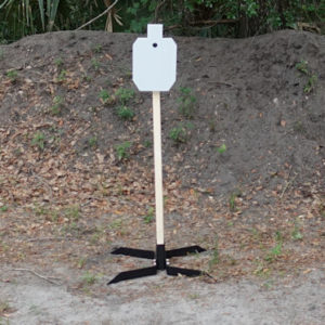 Steel Target Stand Combo Kit with Target Hanger and 1/2” AR500 Target 9”x15” 2x4 